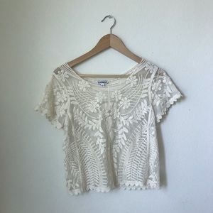 Express lace shirt